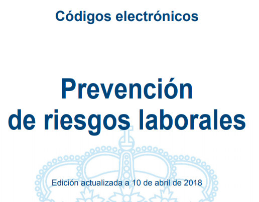 Código Electrónico Prevención de Riesgos Laborales